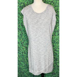 Athleta Beyond Soft Sleeveless Criss Cross Dress Heather Gray Women’s Medium